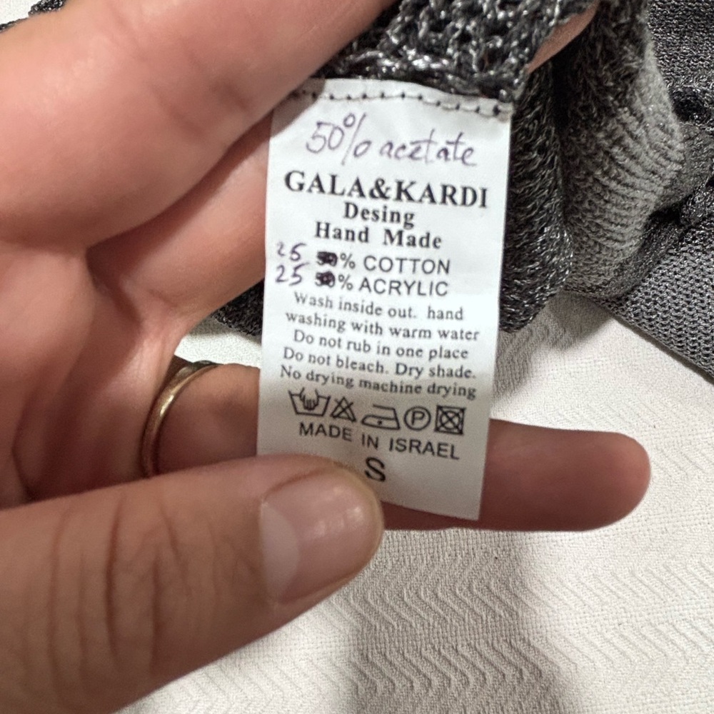 Elegant Black and Gray Women's Cardigan - Picture 8 of 12